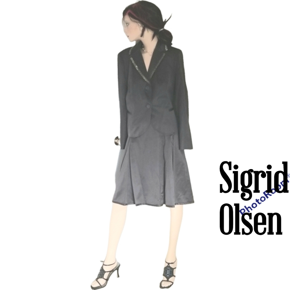 Olsen 2pc silk suit
